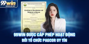 99win được cấp phép hoạt động bởi tổ chức pagcor uy tín